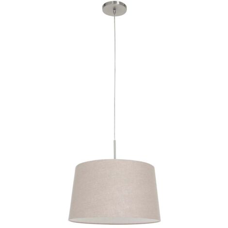 Steinhauer - hängeleuchte - Sparkled Light - grau - leinen metall