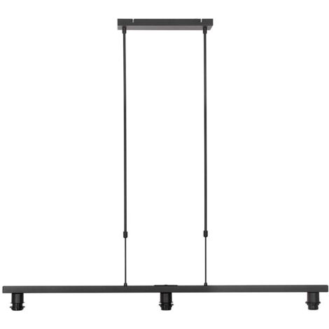Steinhauer - hängeleuchte - Stang - schwarz - metall veloursstoff