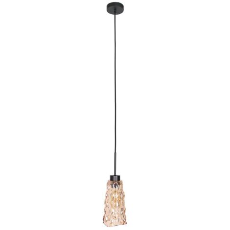 Steinhauer - hängeleuchte - Vidrio - bernstein - glas - Ø 13cm -