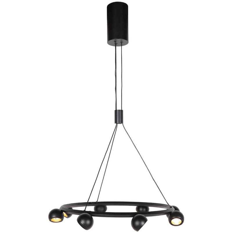 Steinhauer - Hängeleuchte - Marcadore - Schwarz - Metall - Ø 60cm