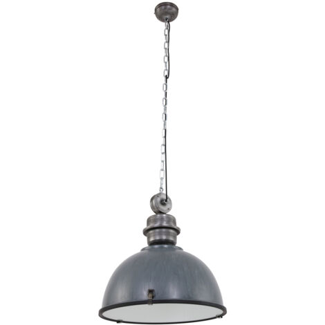 Steinhauer - lampada a sospensione - Bikkel - grigio - vetro