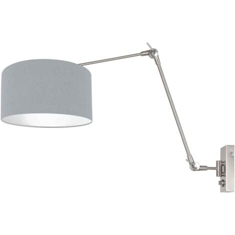 Steinhauer - lampada da parete - Prestige Chic - acciaio - lino
