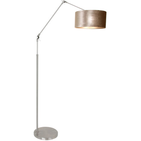 Steinhauer - lampada da terra - Prestige Chic - acciaio - metallo