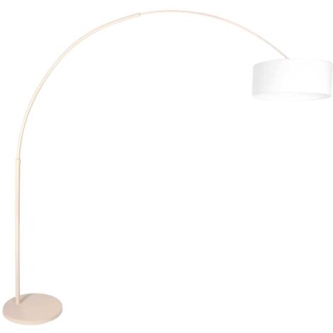 Steinhauer - lampada da terra - Sparkled Light - beige bianco -