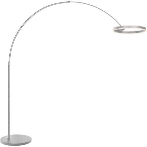 Steinhauer - lampadaire - Ringlux - acier - métal - lampe arquée