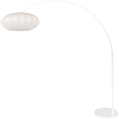 Steinhauer - lampadaire - Sparkled Light - blanc - métal tissu -