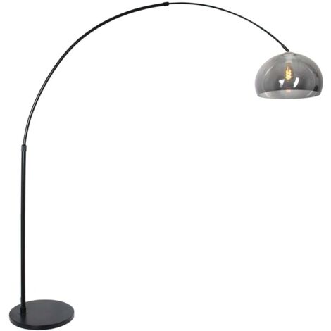 Steinhauer - lampadaire - Sparkled Light - noir - plastique métal