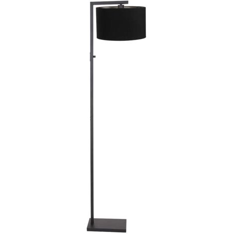 Steinhauer - lampadaire - Stang - noir - lin métal tissu - lampe