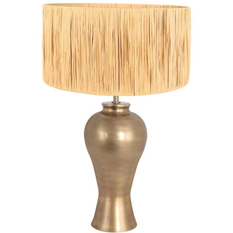 Steinhauer - lámpara de mesa - Brass - bronce - hierba madera - Ø