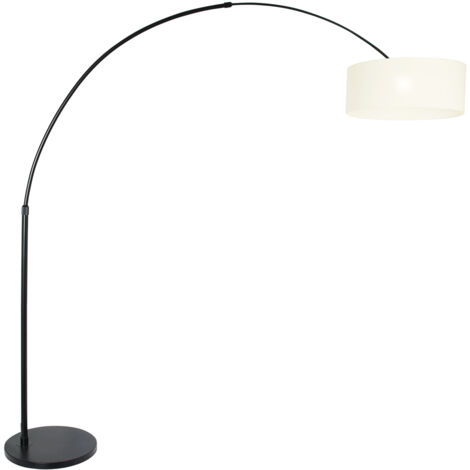 Steinhauer - lámpara de pie - Sparkled Light - negro - lino metal