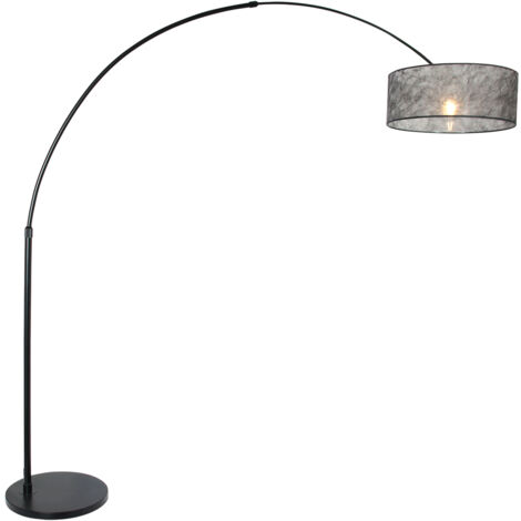 Steinhauer - lámpara de pie - Sparkled Light - negro - metal