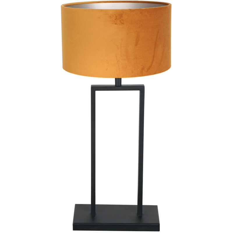 Steinhauer - lampe de table - Stang - noir - métal velours tissu Steinhauer - lampe de table - Stang - noir - métal velours tissu