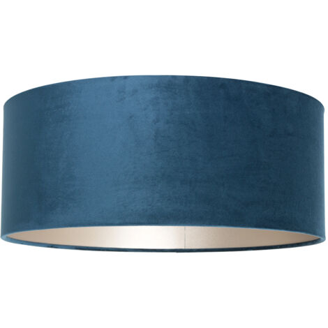 Steinhauer - lampenschirm - Shade - blau - veloursstoff - Ø 50cm
