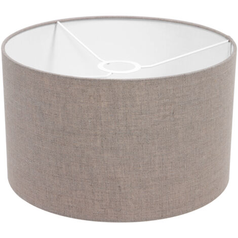 Steinhauer - lampenschirm - Shade - grau - leinen - Ø 30cm - E27