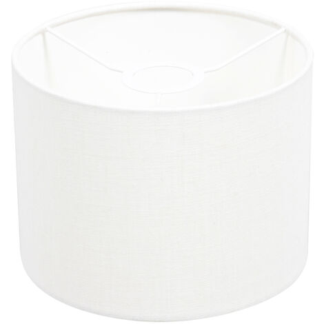 Steinhauer - lampenschirm - Shade - weiß - leinen - Ø 20cm - E27