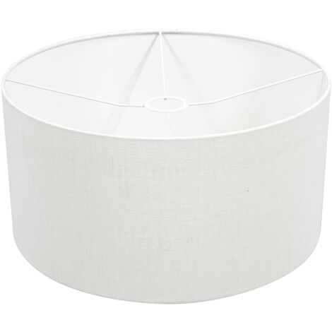 Steinhauer - lampenschirm - Shade - weiß - leinen - Ø 40cm - E27