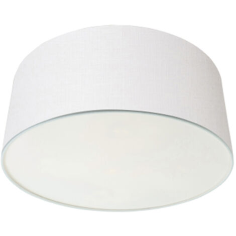 Steinhauer - lampenschirm - Shade - weiß - leinen - Ø 50cm - E27