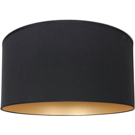 Steinhauer - pantalla de lámpara - Shade - negro - lino - Ø 30cm