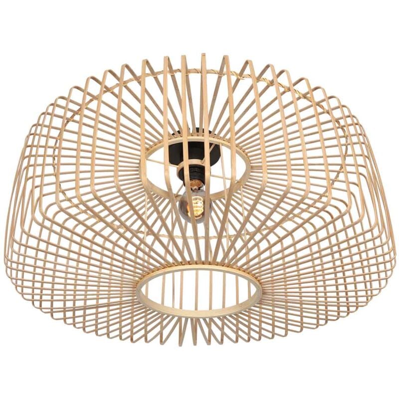 Steinhauer - plafonnier - Bloeba - naturel - bambou métal - ø