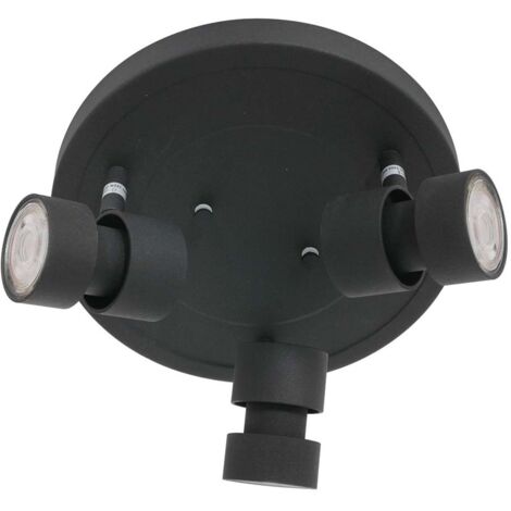 Steinhauer - spot - Natasja LED - schwarz - metall - Ø 28cm -