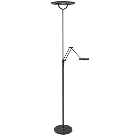 Steinhauer - stehlampe - Soleil - schwarz - kunststoff metall -