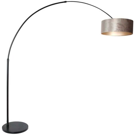 Steinhauer - stehlampe - Sparkled Light - schwarz - metall stoff