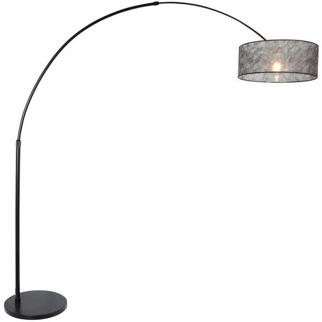 Steinhauer - stehlampe - Sparkled Light - schwarz - metall stoff