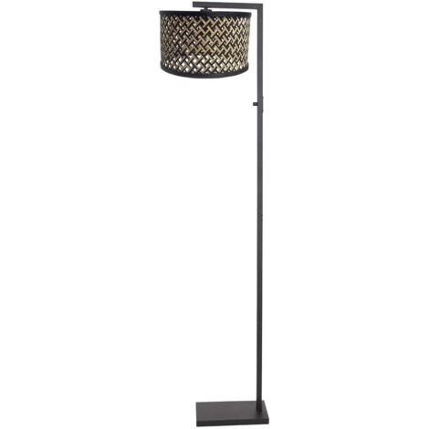 Steinhauer - stehlampe - Stang - schwarz - bambus metall -