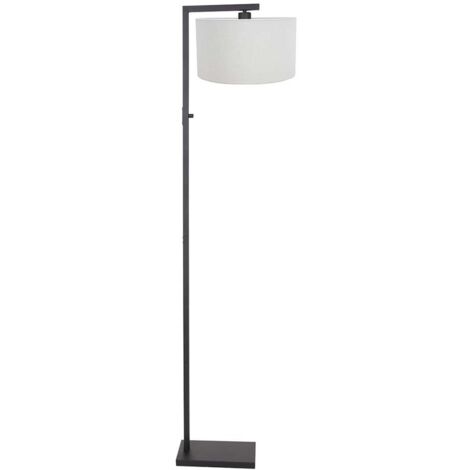 Steinhauer - stehlampe - Stang - schwarz - leinen metall -