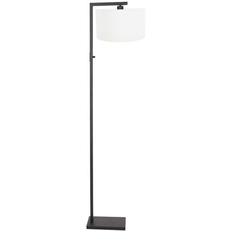Steinhauer - stehlampe - Stang - schwarz - metall stoff -