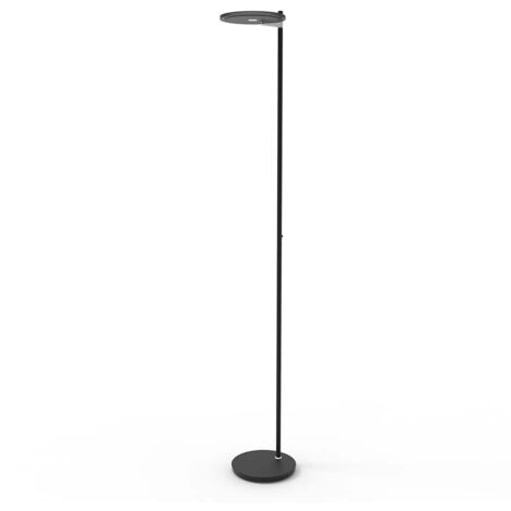 Steinhauer - stehlampe - Turound - schwarz - glas metall - Ø 27cm