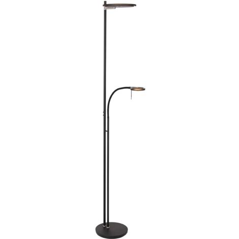 Steinhauer - stehlampe - Turound - schwarz - glas metall -