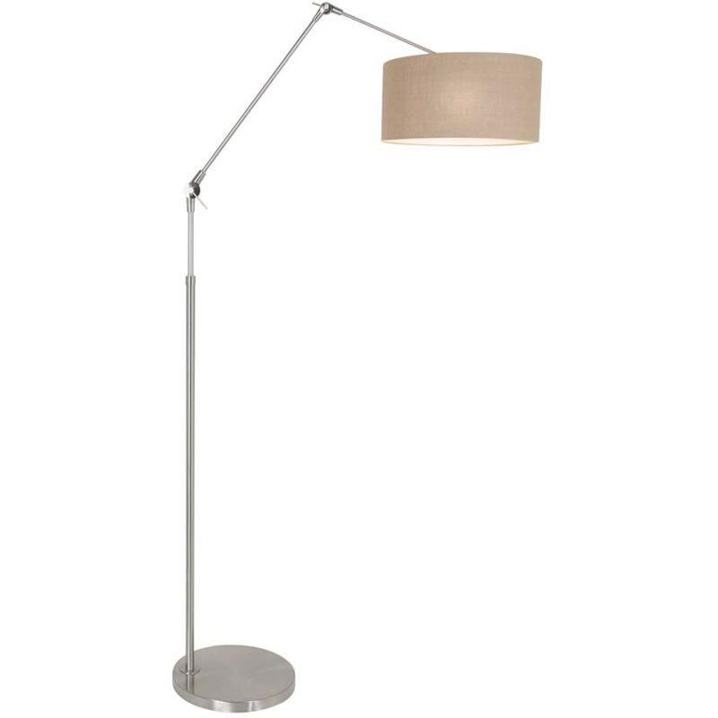 Steinhauer - Stehlampe - Prestige Chic - Stahl - Leinen Metall -