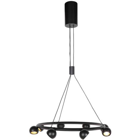 Steinhauer - suspension - Marcadore - noir - métal - Ø 60cm - LED