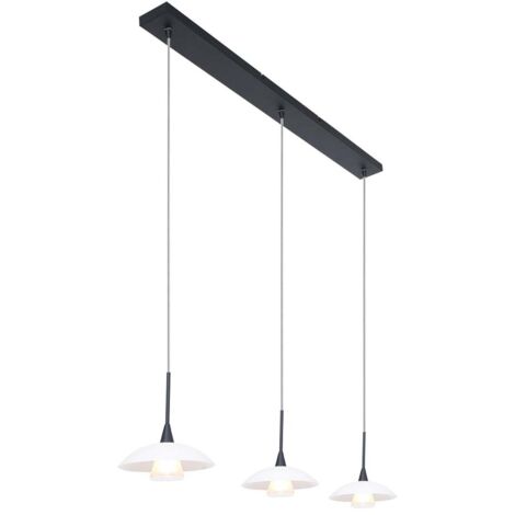 Steinhauer - suspension - Tallerken - noir - verre métal - grande