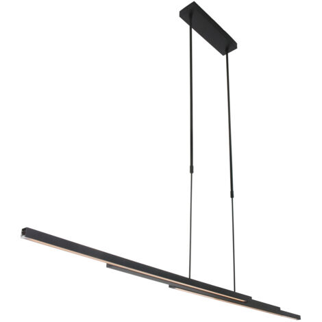 Steinhauer - suspension - Zelena LED - noir - plastique métal -