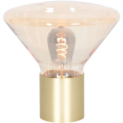 Steinhauer - tischlampe - Ambiance - bernstein - glas metall - Ø