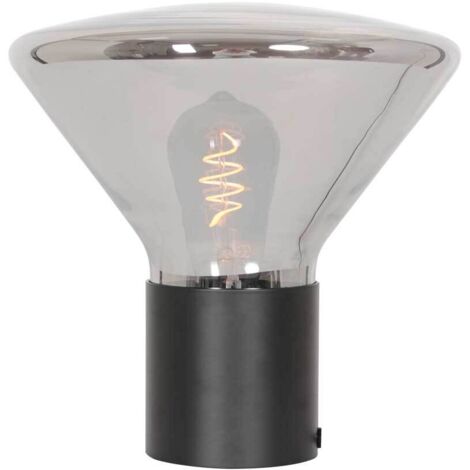 Steinhauer - tischlampe - Ambiance - schwarz - glas metall