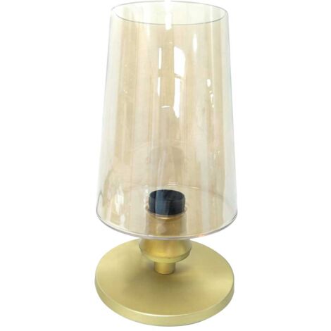 Steinhauer - tischlampe - Ancilla - messing - glas metall -
