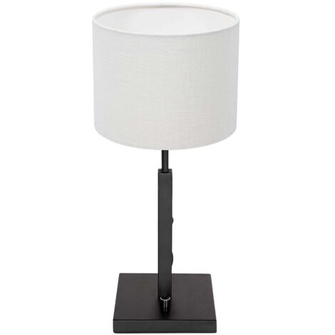 Steinhauer - tischlampe - Stang - schwarz - leinen metall - Ø