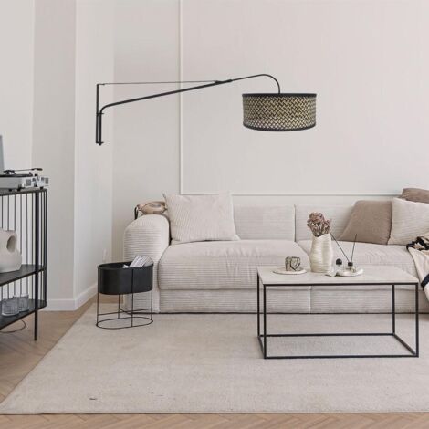 Steinhauer - wandleuchte - Elegant Classy - schwarz - bambus