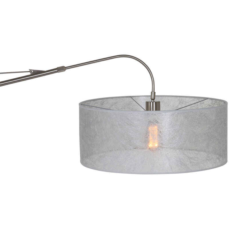 Steinhauer - Wandleuchte - Elegant Classy - Stahl - Metall Stoff
