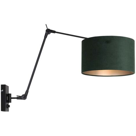 Steinhauer - wandleuchte - Prestige Chic - schwarz - metall