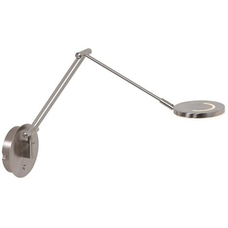 Steinhauer - wandleuchte - Soleil - stahl - glas metall -