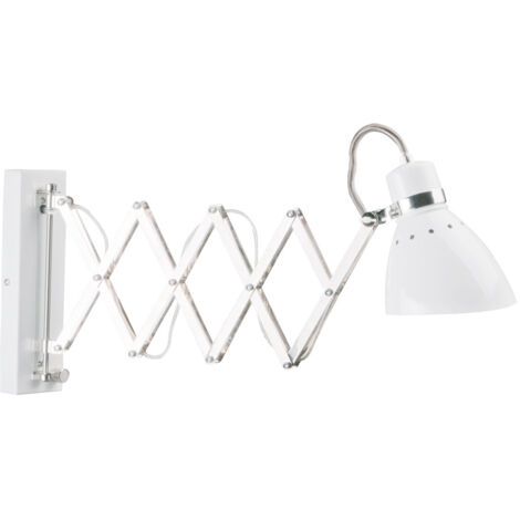 Steinhauer - wandleuchte - Spring - weiß - metall - scherenlampe