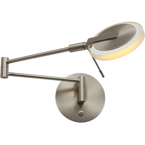 Steinhauer - wandleuchte - Turound - stahl - glas metall -