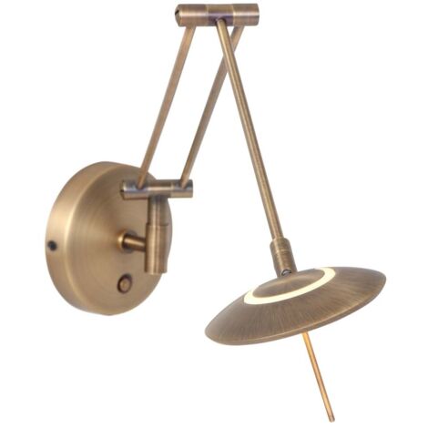 Steinhauer - wandleuchte - Zodiac LED - bronze - kunststoff