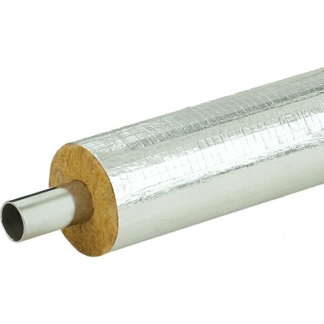 Steinwolle Rohrschale alukasch.57x40 mm