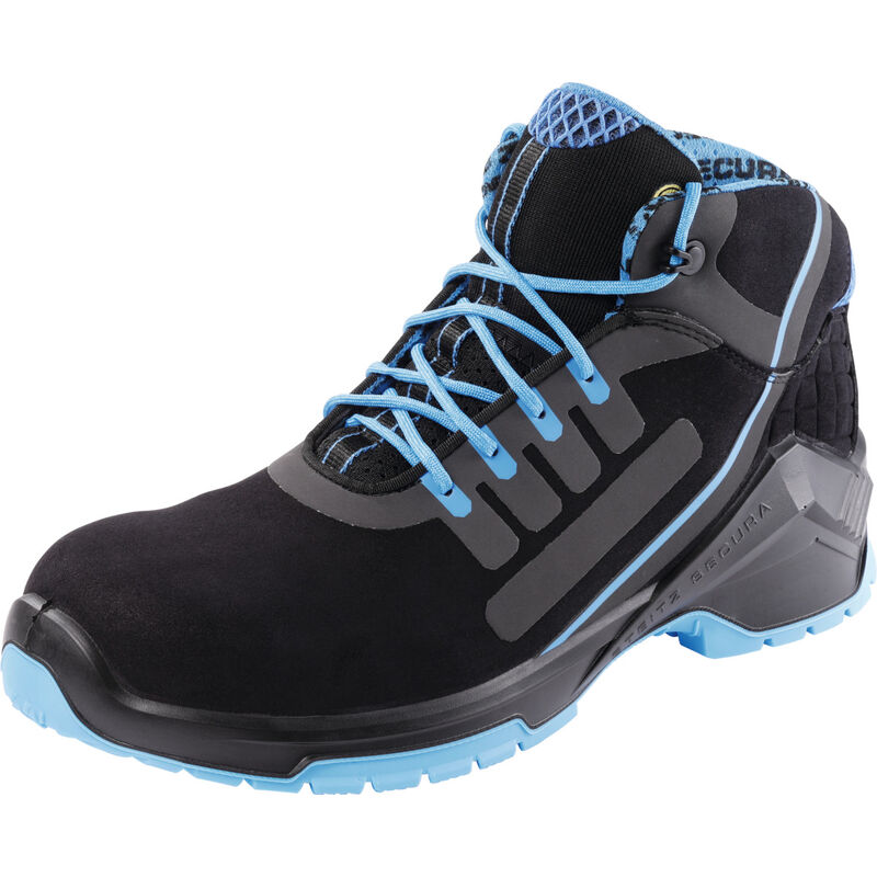 Steitz Secura - Stivale con lacci nero/blu vd pro