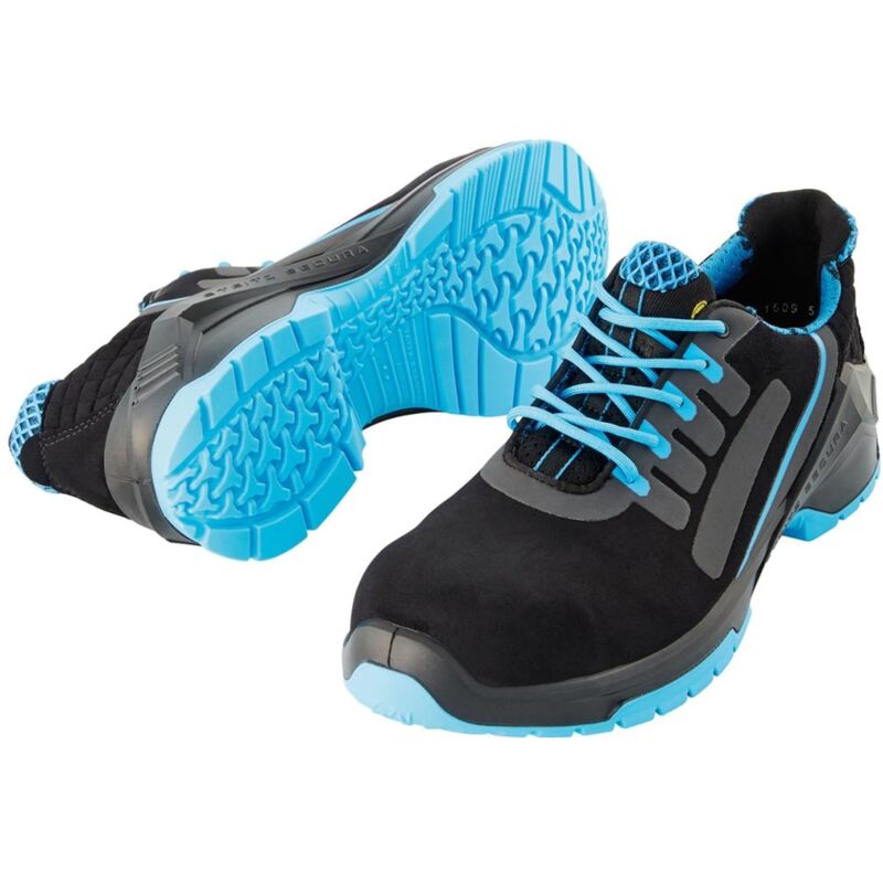 FP - Steitz Secura Sicherheitshalbschuh vd Pro 1500 S2 esd src dguv Gr. 41 schwarz/blau